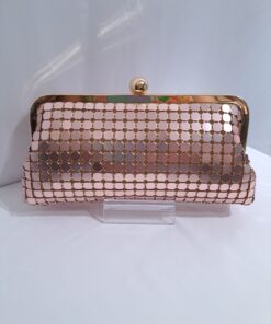 Bolso Metalizado Rosa