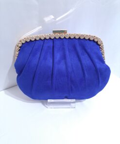 Bolso Piel de Ante Y Cristal