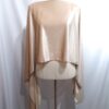 Poncho Terciopelo Beige