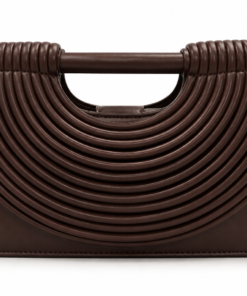 Bolso de mano grande marrón