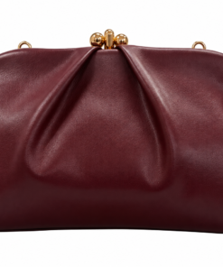 Bolso de mano burdeos