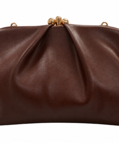 Bolso de mano marrón