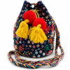 Bolso estilo bombonera azul